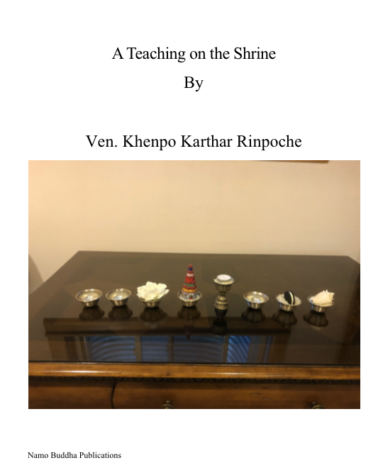 (image for) A teaching on the Shrine by Khenpo Karthar (PDF)